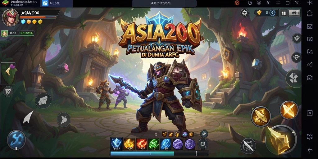 Tangkapan layar menampilkan aksi pertarungan seru dalam ASIA200.