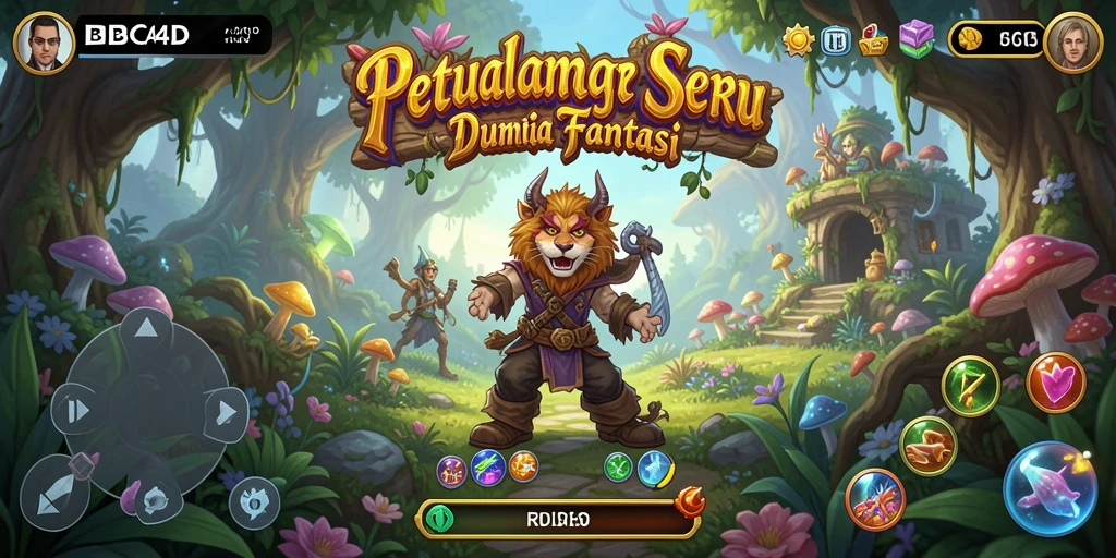 Tampilan gameplay dari BBCA4D yang menakjubkan.