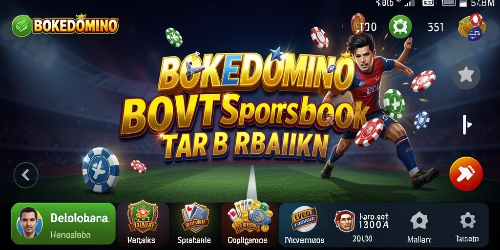 Tampilan gameplay BOKEDOMINO yang seru dan interaktif.