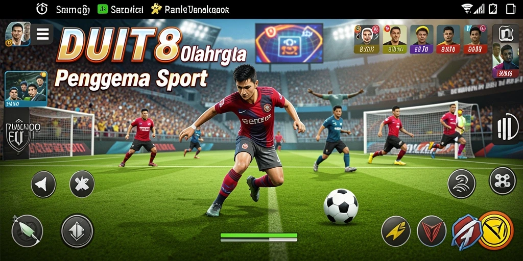 Tampilan gameplay yang intens di <strong>DUIT8</strong> dengan berbagai cabang olahraga.