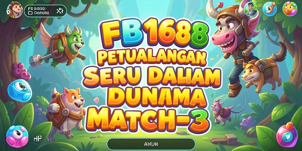Gameplay seru dalam mencocokkan permata di FB168.