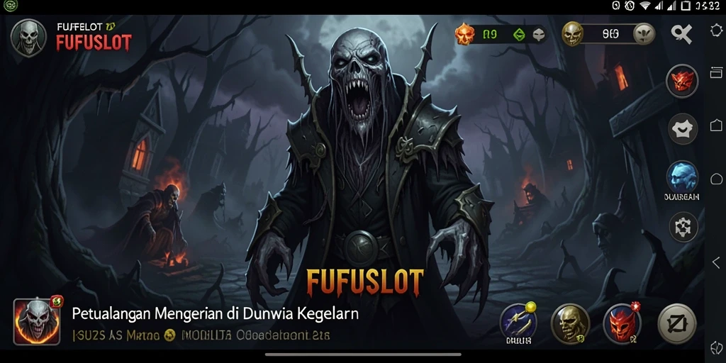 Screenshot gameplay yang menakutkan dari FUFUSLOT.