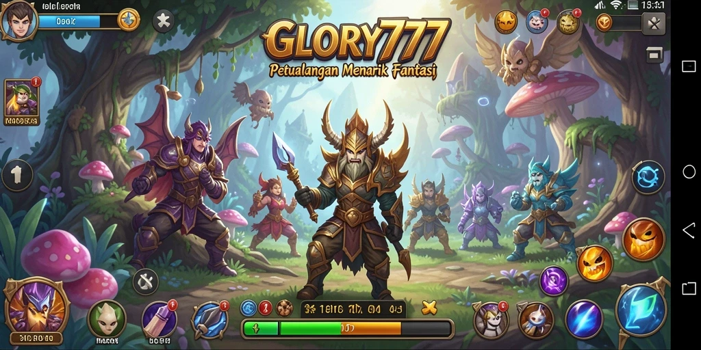 Screenshot GLORY777 menampilkan aksi seru dalam gameplay petualangan.