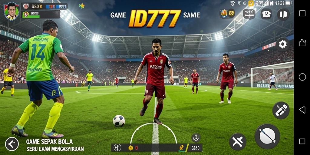 Tampilan permainan ID777 yang menarik saat pertandingan berlangsung.