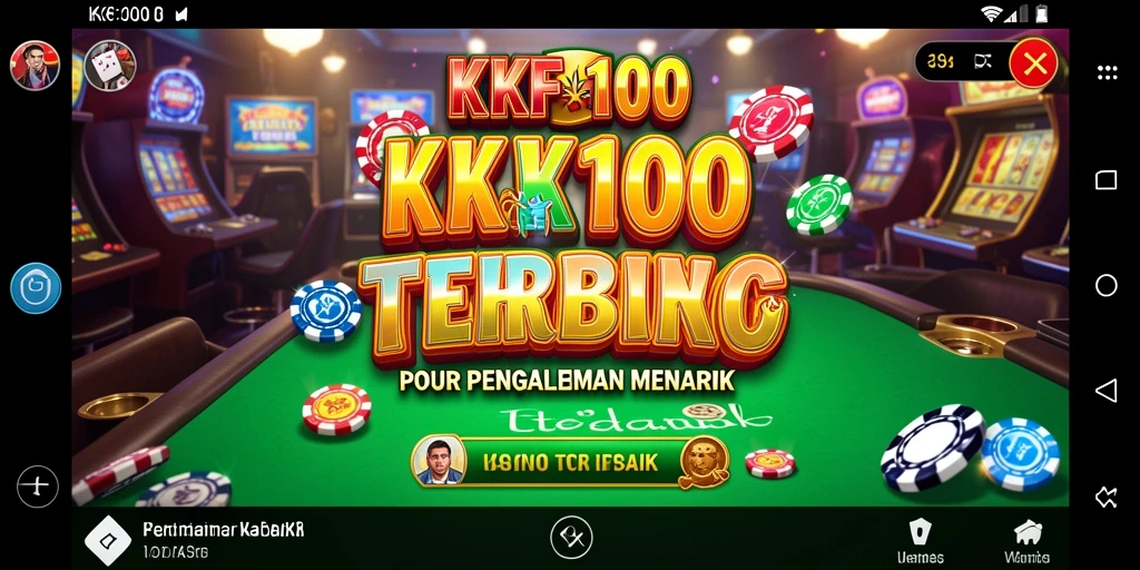 Tampilan gameplay KPK100 yang menegangkan dan mengasyikkan.