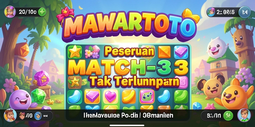 Tampilan gameplay seru <strong>MAWARTOTO</strong> dengan grafis colorful.