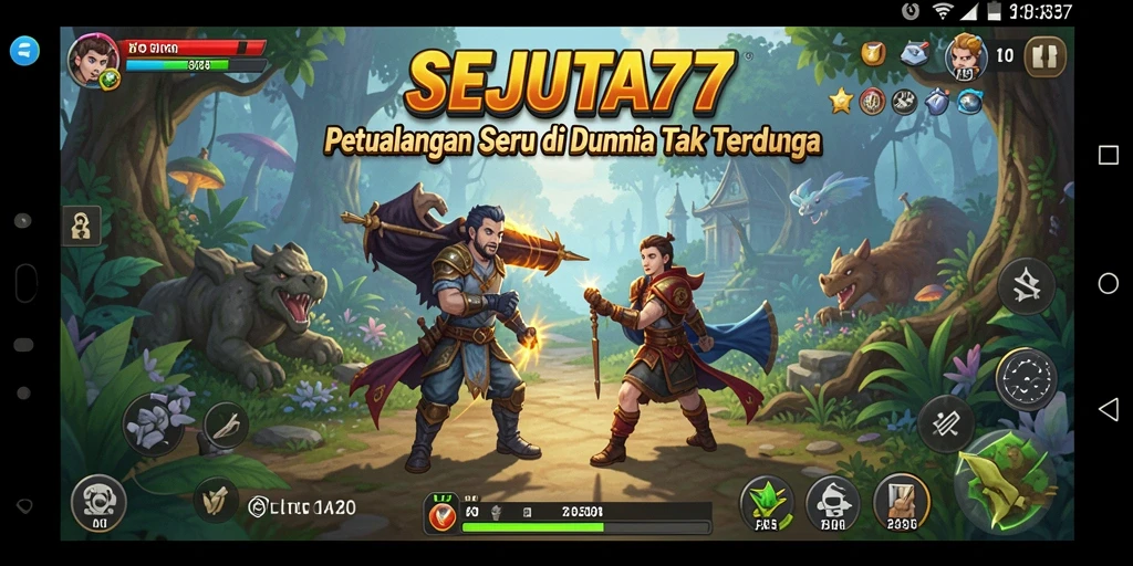 Gameplay SEJUTA77 menampilkan petualangan mendebarkan di dunia yang berwarna.