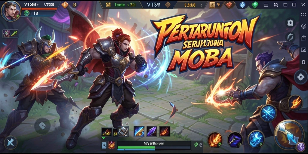 Gameplay seru dalam pertarungan tim di VT38.